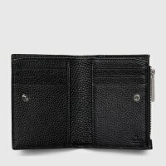 Gucci Logo Coin Wallet Black Leather - Picture 2 of 5